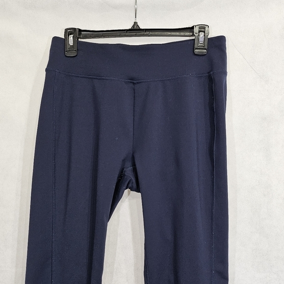 Zenergy by Chicos Navy Blue Athletic Leggings 88% Polyester 12% Spandex Sz 1 (M) - Picture 3 of 6